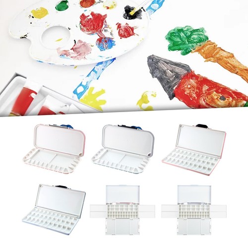 Aquarell palette leer - aquarell, palette,