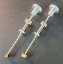 BMW Chokezug mit Rastung Handchoke 1 Set R100 80 65 45 Knopf in silber / alu