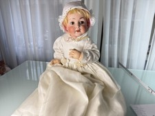 Künstlerpuppe Alte Porzellankopf Puppe 60 cm. Zustand Siehe Foto 
