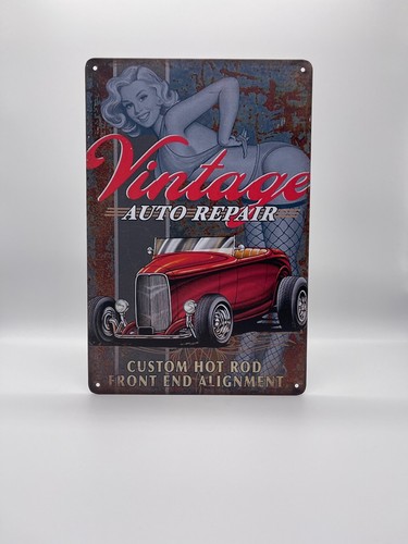 Blechschild auto repair - blechschild,