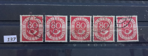 Stück briefmarken brd - 5,