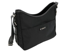 Picard Sonja Damen Nylon Schultertasche Umhängetasche Tasche Schwarz