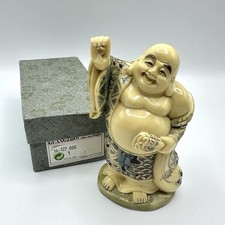 Lachende Buddha Figur Vintage Kunststoff China OVP