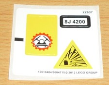 Lego City Aufkleber aus Set 4200, komplett