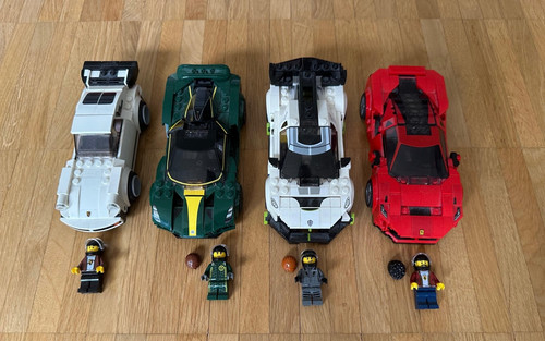 Lego rennwagen 1x swat - 4x, rennwagen,