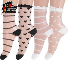 Durchsichtige Damen Socken
