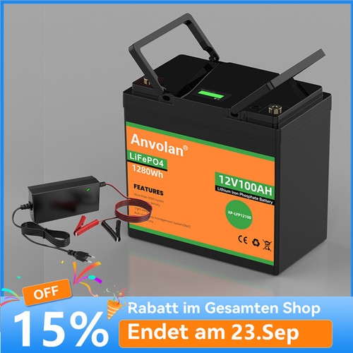Akku 12v 100ah - lifepo4, lithium