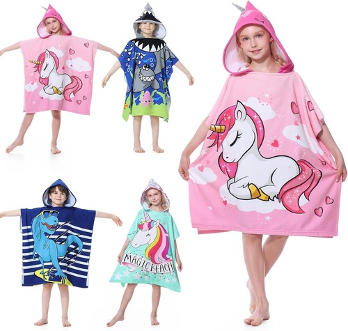 Badeponcho kinder mikrofaser - kinder,