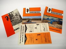 4x Original Prospekt Rabewerk