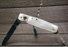 VINTAGE TASCHENMESSER ADAC PERLMUTT MIT VERSCHIEDENEN FUNKTIONEN 