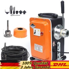 20M Rohrreinigungsmaschine Elektrisch Rohrreiniger Rohrreinigungsspirale 750W