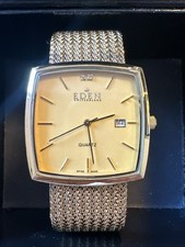 Elegante und stilvolle Herren Armbanduhr der Marke Eden Switzerland