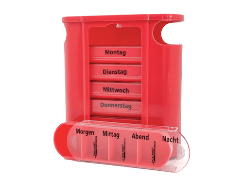 Wochendispenser tage rot - 7,