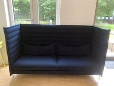 Lounge Sofa Vitra Alcove blau