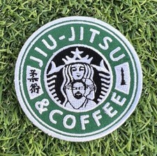 Jiu Jitsu & Kaffee Aufnäher