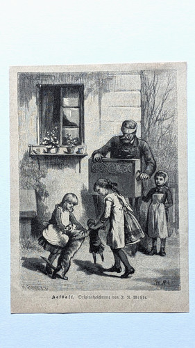 Historischer holzstich - historischer,
