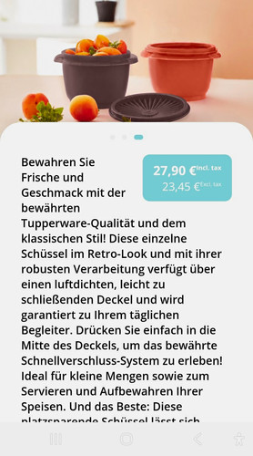 Tupperware kleines - tupperware,