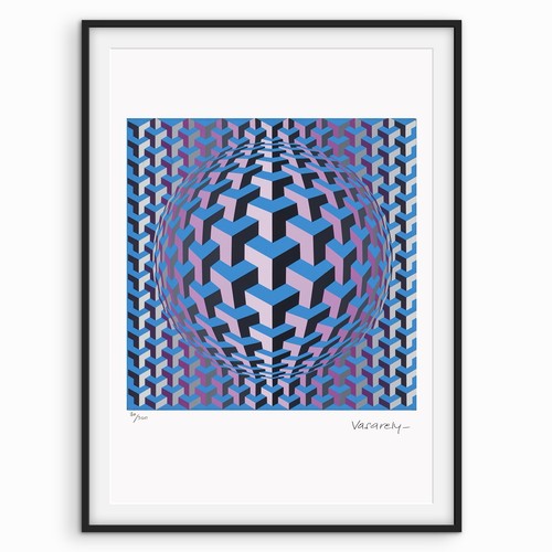 Victor vasarely signiert - signiert,
