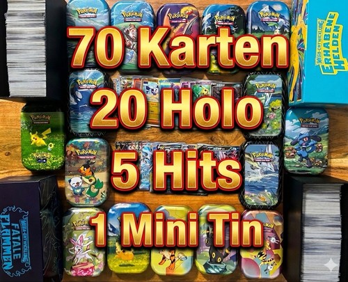 Pokémon mystery mini tin - tin, pack