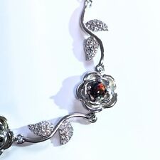 Schwarzer Opal Silberarmband