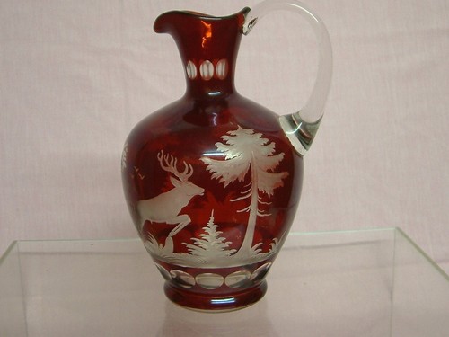 Karaffe schankkrug rubin - schankkrug, rot