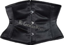 Waspie Taillencorsage Satin Weiss Hocheit Unterwäsche Underbust Corsets 311     