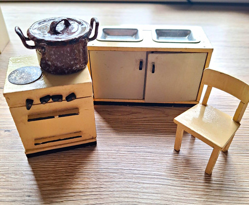 Vintage puppenhaus - vintage,