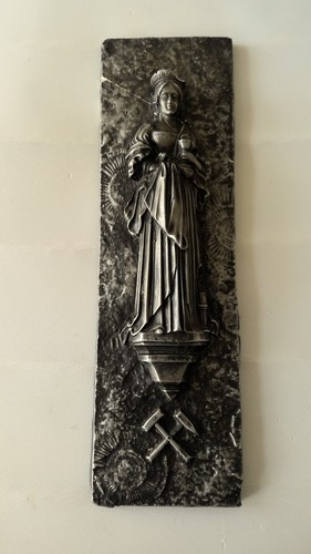 Wandrelief heilige barbara mit - barbara,