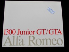 Alfa Romeo 1300 GT/GTA Bertone 1970 20S.  Deutsch Prospekt Brochure 817
