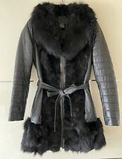 ✨Luxus Damenmantel (Echtleder und Echtpelz) Größe S✨