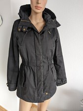 ELVINE Winterjacke Parka Kapuze Gummizug schwarz Gr. S