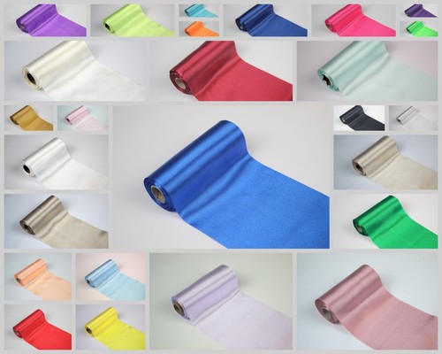Satin stoff rolle tischläufer - satin,