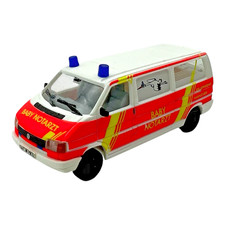 AWM Volkswagen VW T4 Bus Transporter Baby Notarzt Feuerwehr Hannover H0 Modell