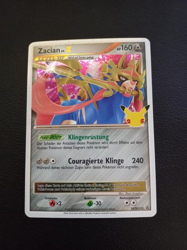 Pokemon karte zacian - karte, lv