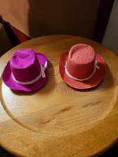 2 Stück Mini Hut  Hütchen Zylinder Karneval Silvester Party Gag