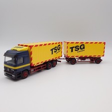 Herpa 227810 1:87 MB Actros Wechselbrücken Hängerzug TSG Cargo *SoMo* *OVP*