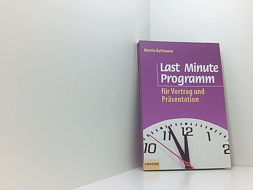 Last minute programm für - minute,