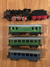 Spur S Lok BR 24 Stadtilm Trafo Waggon  Mitropa DDR Blechspielzeug 16 Schienen.