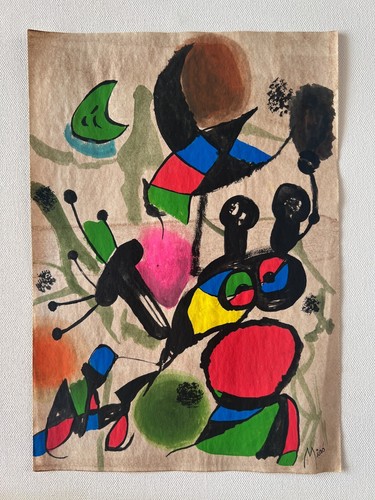 Joan miro zeichnung - miro, auf