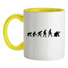 Evolution of Man Paintball - Keramiktasse - Paintball Shoot Shooter