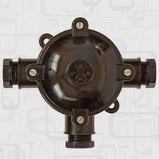 Abzweigdose Aufputz Bakelit