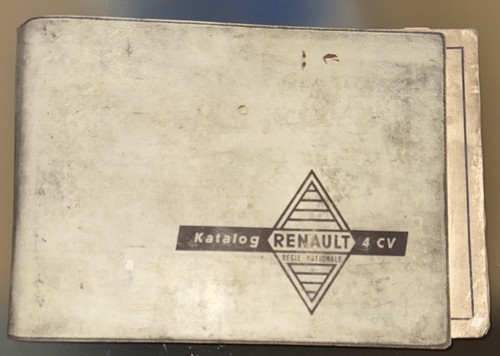 Renault werkstatt katalog - 4, cv
