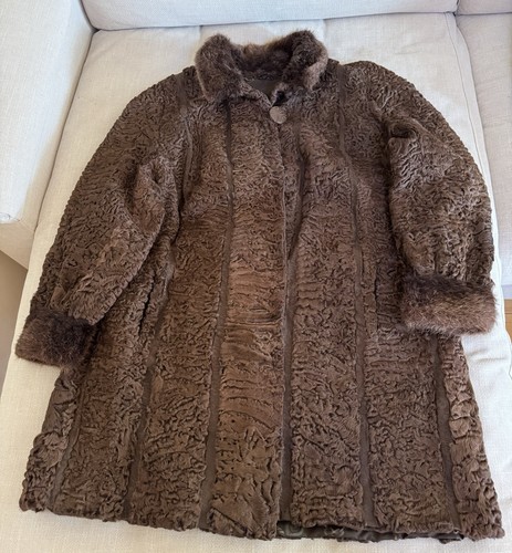 Persianer jacke braun mit - jacke,