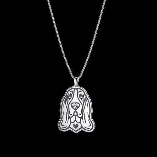 Halskette mit basset hound - basset,