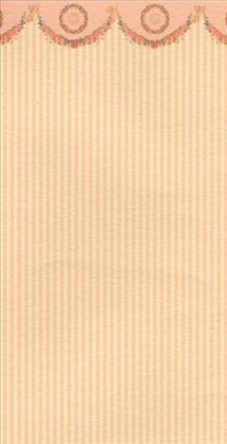 Apricot gestreifte tapete mit - apricot,