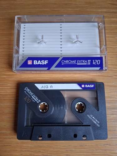 Audio cassette basf chrome - audio,