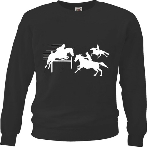 Sweatshirt silhouette pferde - silhouette,