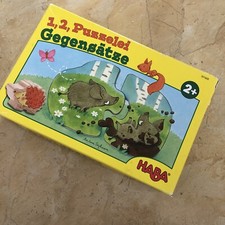 Haba 1, 2, Puzzelei Gegensätze 