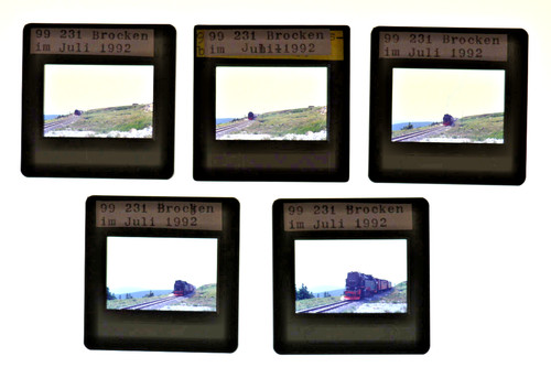 Dia brockenbahn 1992 - 5x,