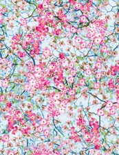 Baumwollstoff blumen blüten - baumwollstoff,